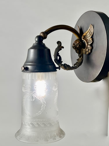 Antique Cherub Sconces